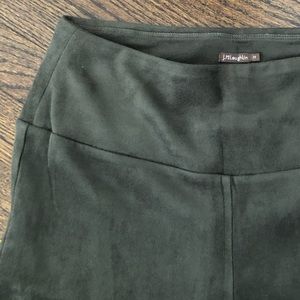 Faux suede leggings